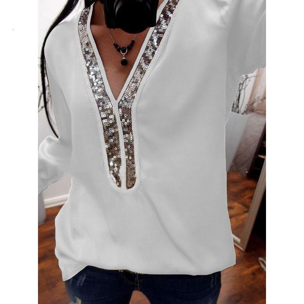 blouse woman ladies designer size plus s~5xl sequined women shirts long sleeve blouse loose ladies office lady blusa clothing, White
blouse woman ladies designer size plus s~5xl sequined women shirts long sleeve blouse loose ladies office lady blusa clothing, White