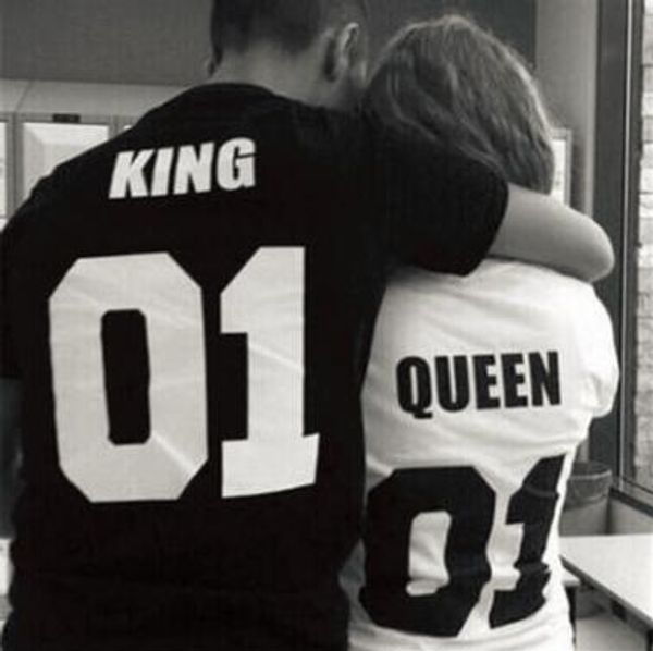 valentine shirts cotton women letter leisure t shirt king queen summer t-shirt short sleeve couple clothes plus size 3xl, White
valentine shirts cotton women letter leisure t shirt king queen summer t-shirt short sleeve couple clothes plus size 3xl, White