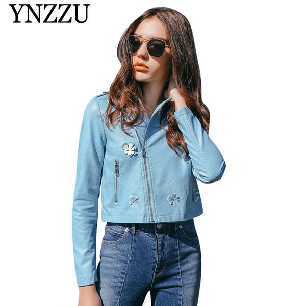 ynzzu 2019 new chic winter short pu women's leather jacket flowers zips long sleeve causal ladies coat solid sweet outwear yo816, Black
ynzzu 2019 new chic winter short pu women's leather jacket flowers zips long sleeve causal ladies coat solid sweet outwear yo816, Black