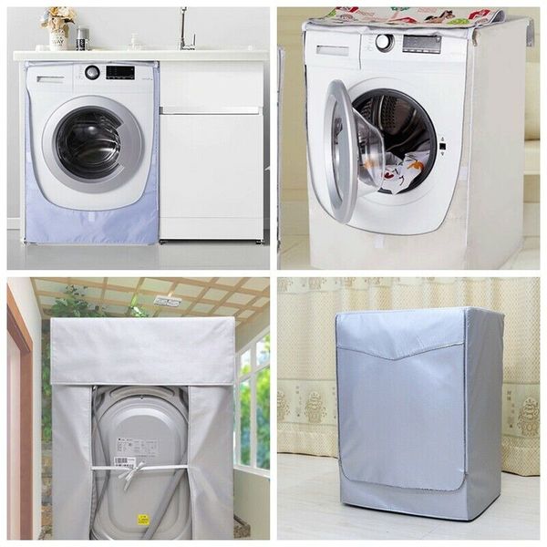 case waterproof dust-proof solid zipper washing machine protection front cove home laundry supplies silver
case waterproof dust-proof solid zipper washing machine protection front cove home laundry supplies silver