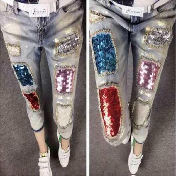 women denim pants for spring autumn all-match loose straight jeans beading sequins hole students denim trousers casual, Blue
women denim pants for spring autumn all-match loose straight jeans beading sequins hole students denim trousers casual, Blue