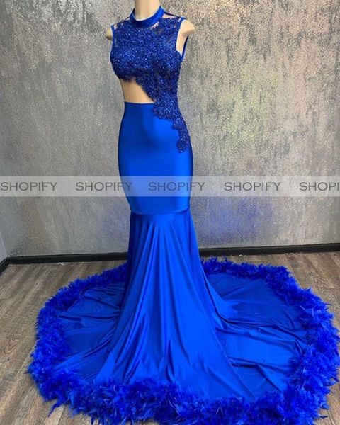 long elegant prom dresses 2020 o-neck sheer beaded lace african black girls royal blue feather prom party dress, White;black
long elegant prom dresses 2020 o-neck sheer beaded lace african black girls royal blue feather prom party dress, White;black