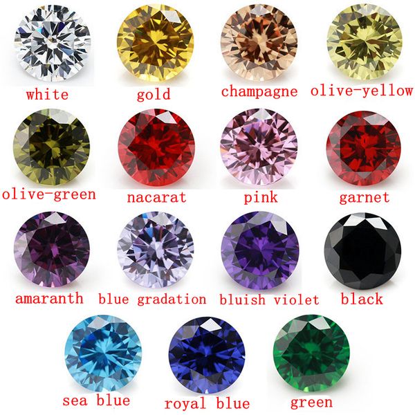 30 pcs/bag size 4.5 mm round cut mix color 5a cubic zirconia gems diamonds loose gemstone beads 15 colors ing, Black
30 pcs/bag size 4.5 mm round cut mix color 5a cubic zirconia gems diamonds loose gemstone beads 15 colors ing, Black