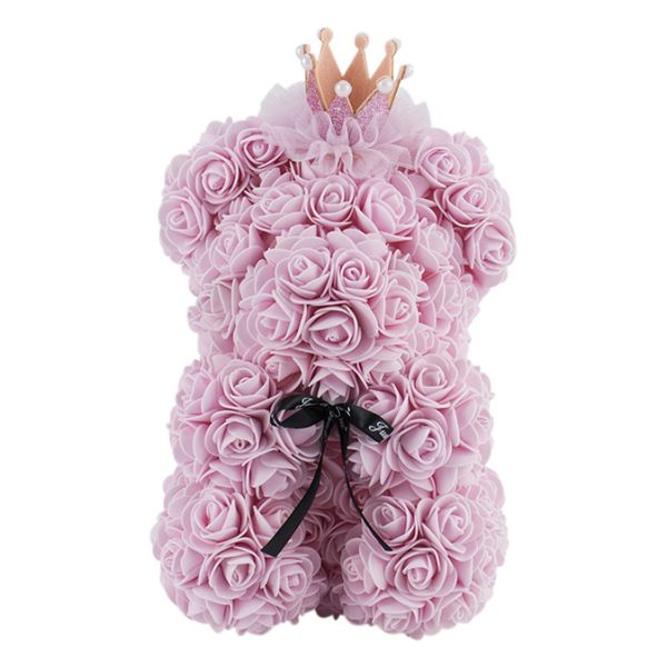 foam artificial rose bear with crown and sweet ribbon bow eternal flower doll romantic anniversary birthday valentine's da
foam artificial rose bear with crown and sweet ribbon bow eternal flower doll romantic anniversary birthday valentine's da