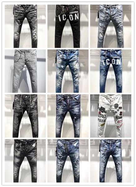 2019 13 d q2 new luxury brand 13 de igner men d2 denim jean fa hion hole trou er pant biker jean rock revival jean, Blue
2019 13 d q2 new luxury brand 13 de igner men d2 denim jean fa hion hole trou er pant biker jean rock revival jean, Blue