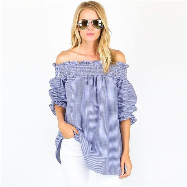 2019 women's large size casual long sleeve striped 2019 women's large size casual long sleeve striped t-shirt t-shirt top, White
2019 women's large size casual long sleeve striped 2019 women's large size casual long sleeve striped t-shirt t-shirt top, White