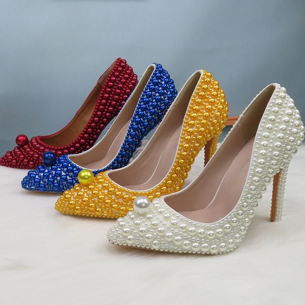 2020 new arrival white beads pearl women wedding shoes bridal high heels shoes ladies super big size party dress woman, Black
2020 new arrival white beads pearl women wedding shoes bridal high heels shoes ladies super big size party dress woman, Black