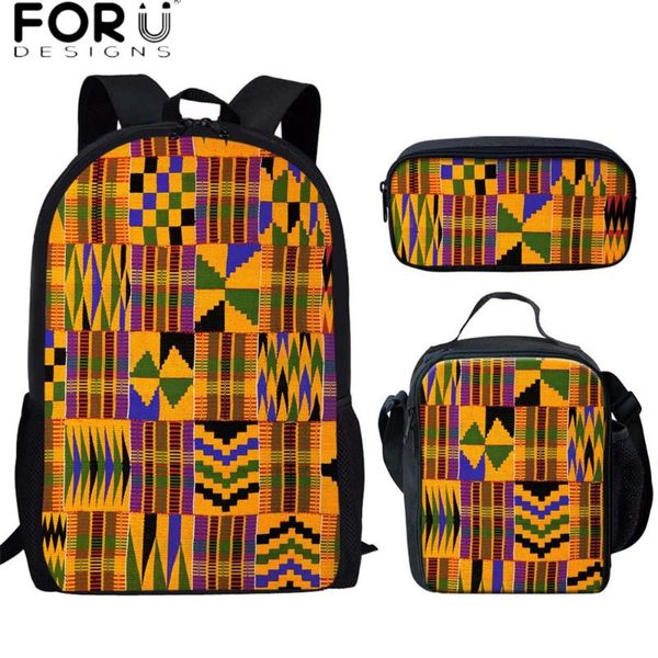 forudesigns 3set/pcs school bags ladies african traditional pattern primary school backpacks satchel schoolbag rucksack student
forudesigns 3set/pcs school bags ladies african traditional pattern primary school backpacks satchel schoolbag rucksack student