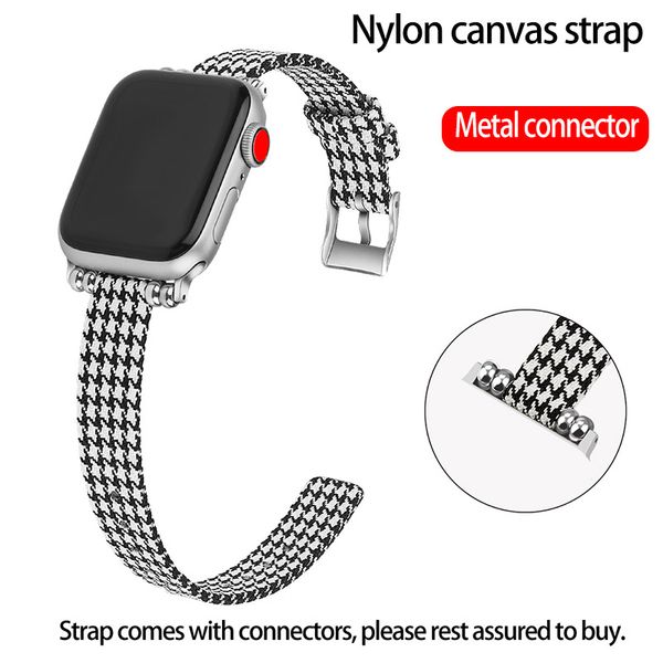 for apple watch band 42/44mm 38/40mm nylon canvas strap slim breathable jewelry watch band for iwatch 1 2 3 4 5
for apple watch band 42/44mm 38/40mm nylon canvas strap slim breathable jewelry watch band for iwatch 1 2 3 4 5