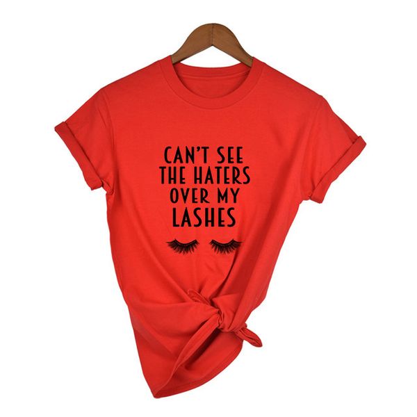 cant see the haters over my lashes t-shirt makeup shirt artist eyelashes funny graphic women fashion tee tumblr slogan goth, White
cant see the haters over my lashes t-shirt makeup shirt artist eyelashes funny graphic women fashion tee tumblr slogan goth, White