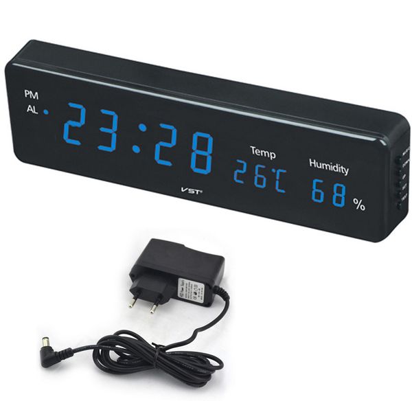 big number large lcd digital wall clock with temperature humidity horloge mural electronic table watch desk alarm clock
big number large lcd digital wall clock with temperature humidity horloge mural electronic table watch desk alarm clock