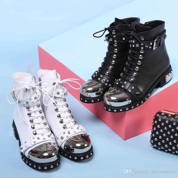 высокое качество женщины hobnail короткие сапоги женские заклепки шпильки ботильоны мотоцикл пинетки белый черный пряжка ремень квартиры обу, Black
высокое качество женщины hobnail короткие сапоги женские заклепки шпильки ботильоны мотоцикл пинетки белый черный пряжка ремень квартиры обу, Black