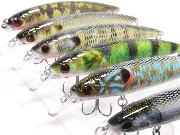wLure 6 Lures per Pack 11cm 15g Minnow Fishing Lures Real Skin Painting Weight Transfer Size 4 Treble Hook Fishing Lures HM600KB
wLure 6 Lures per Pack 11cm 15g Minnow Fishing Lures Real Skin Painting Weight Transfer Size 4 Treble Hook Fishing Lures HM600KB