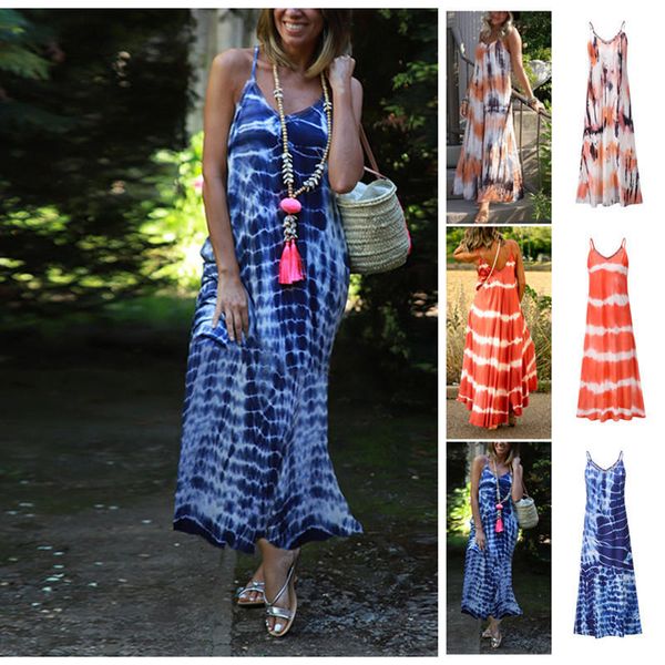 women ladies summer printing v-neck long dress sleeveless casual beach sundress girls gradient color holiday dresses, Black;gray
women ladies summer printing v-neck long dress sleeveless casual beach sundress girls gradient color holiday dresses, Black;gray
