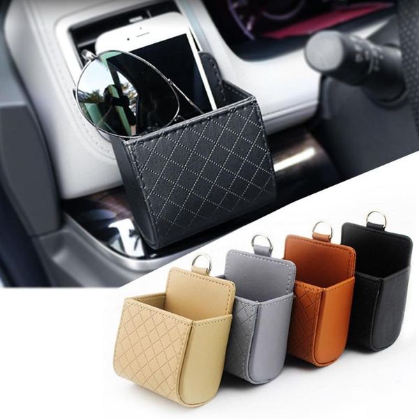 pu leather car organizer auto outlet vent trash box phone holder car organiser storage bag hanging box auto accessories
pu leather car organizer auto outlet vent trash box phone holder car organiser storage bag hanging box auto accessories