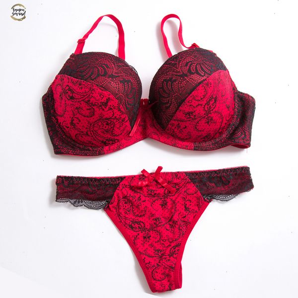 original authentic high grade push up bra thong sets bras for women underwear bra set lace lingerie panty female underwear, Red;black
original authentic high grade push up bra thong sets bras for women underwear bra set lace lingerie panty female underwear, Red;black