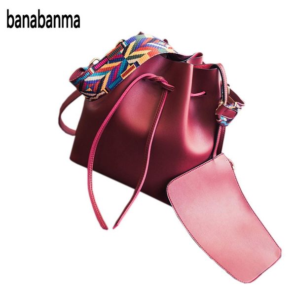 banabanma women's fashion drawstring handbag soft pu crossbody bucket with colorful strap solid color shoulder bag satchel zk30
banabanma women's fashion drawstring handbag soft pu crossbody bucket with colorful strap solid color shoulder bag satchel zk30