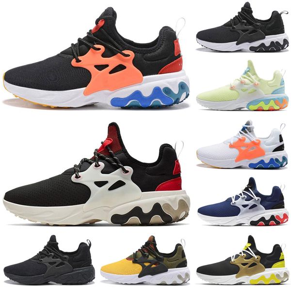 2019 fashion new react presto men women running shoes triple black rabid panda black blue yellow trainer breathable sports sneakers 36-45
2019 fashion new react presto men women running shoes triple black rabid panda black blue yellow trainer breathable sports sneakers 36-45