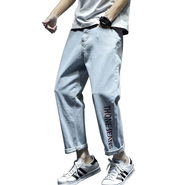 cowboy men jorge color mid straight jeans men casual american size trousers color mid wash harem pants, Blue
cowboy men jorge color mid straight jeans men casual american size trousers color mid wash harem pants, Blue