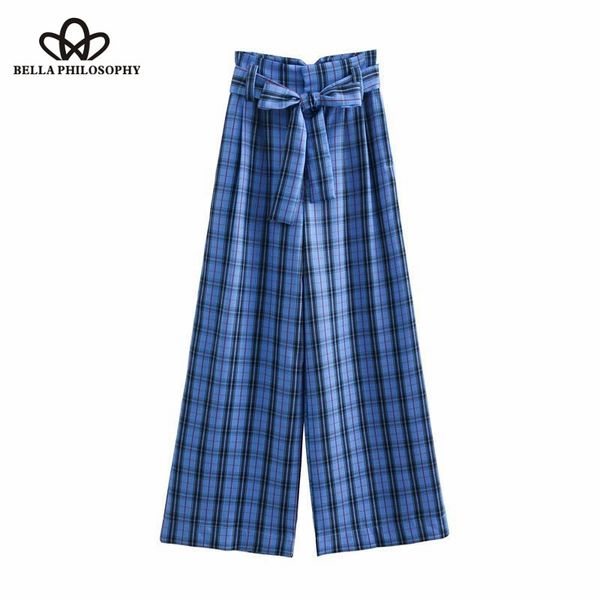 bella philosophy autumn vintage plaid bowknot sashes wide leg pants fashion high waist pocket long loose trousers business pants, Black;white
bella philosophy autumn vintage plaid bowknot sashes wide leg pants fashion high waist pocket long loose trousers business pants, Black;white