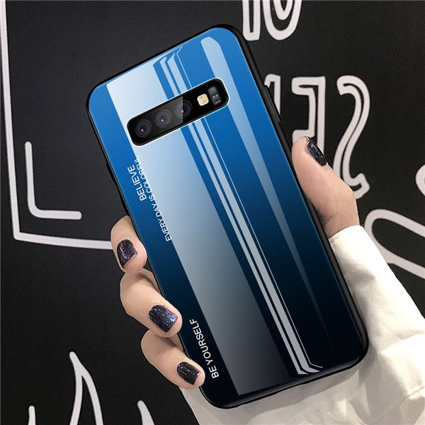 one pcs case sumsang galaxy s10plus s10 s10lite note8 case gradient color tempered glass slim ultra thin hard phone cover
one pcs case sumsang galaxy s10plus s10 s10lite note8 case gradient color tempered glass slim ultra thin hard phone cover