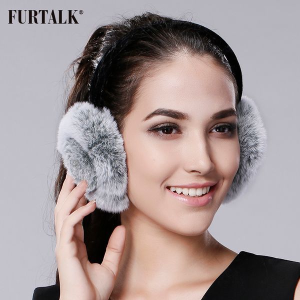 furtalk rex fur winter women warm fur earmuffs girl's earlap ladie's plush ear muff, Blue;gray
furtalk rex fur winter women warm fur earmuffs girl's earlap ladie's plush ear muff, Blue;gray