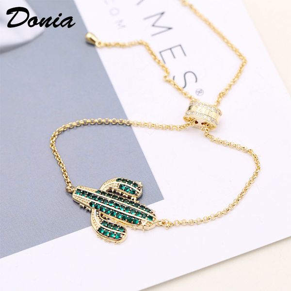 donia jewelry party european and american fashion home classic cactus micro inlaid zirconia bracelet women's bracelet birthday, Black
donia jewelry party european and american fashion home classic cactus micro inlaid zirconia bracelet women's bracelet birthday, Black