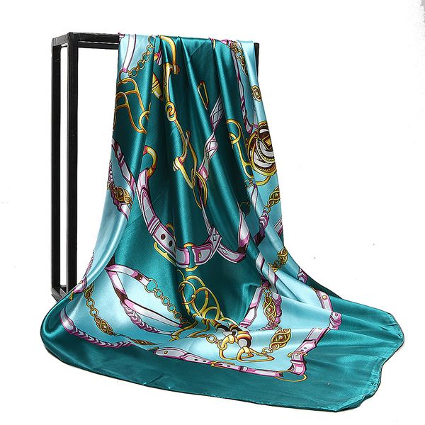 fashion- 90cm*90cm 100% silk scarf for women 2018 spring tour euro brand french designer pattern printed women gift shawl scarves, Blue;gray
fashion- 90cm*90cm 100% silk scarf for women 2018 spring tour euro brand french designer pattern printed women gift shawl scarves, Blue;gray