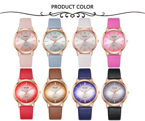 yolako womens watches brand casual quartz leather band new analog wrist watch dames horloge montres femmes 2019, Slivery;brown
yolako womens watches brand casual quartz leather band new analog wrist watch dames horloge montres femmes 2019, Slivery;brown
