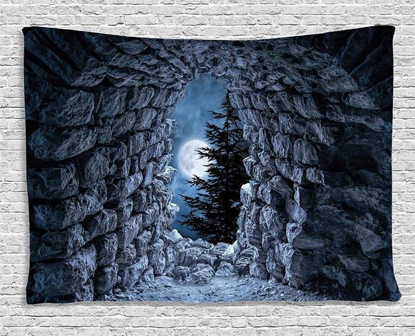 gothic decor tapestry dark cave with the light of full moon at night scary horror medieval gothic theme artwork wall hanging
gothic decor tapestry dark cave with the light of full moon at night scary horror medieval gothic theme artwork wall hanging
