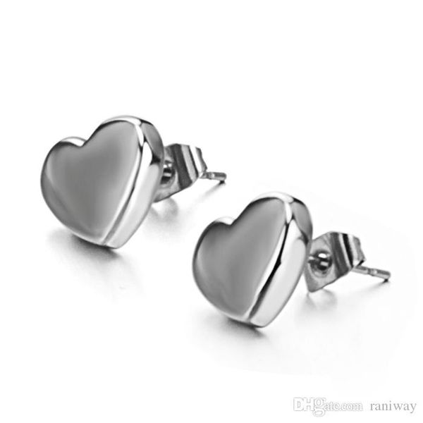 new trendy fashion stainless steel heart charm stud earrings for women girls high polish perfect jewelry gift, Golden;silver
new trendy fashion stainless steel heart charm stud earrings for women girls high polish perfect jewelry gift, Golden;silver