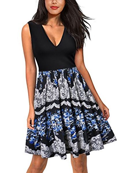 dilanni women summer print beach dress plus size long casual bohemian dresses, Black;gray
dilanni women summer print beach dress plus size long casual bohemian dresses, Black;gray