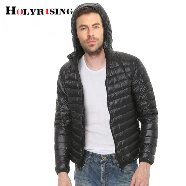 holyrising winter down men's fashion hooded white duck down jacket warm jacket line portable package men pack jacke 19061-5, Black
holyrising winter down men's fashion hooded white duck down jacket warm jacket line portable package men pack jacke 19061-5, Black