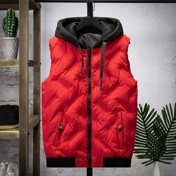 2019 new men jackets sleeveless zipper vest winter male warm down solid color thicken waistcoat harajuku style top, Black
2019 new men jackets sleeveless zipper vest winter male warm down solid color thicken waistcoat harajuku style top, Black
