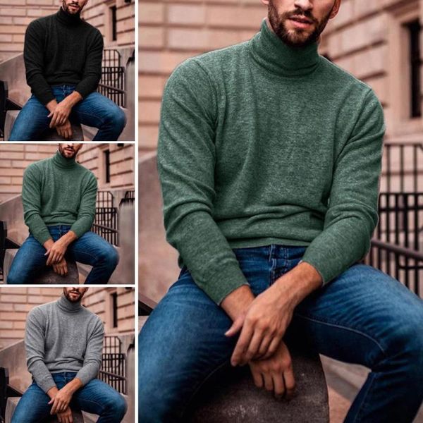 fashion men solid color long sleeve turtle neck warm knit shirt pullover sweater top, White;black
fashion men solid color long sleeve turtle neck warm knit shirt pullover sweater top, White;black