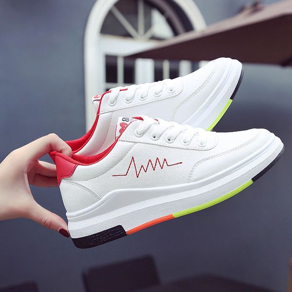 women sneakers 2019 new fashion pu leather shoes woman mixed color lace-up women shoes outdoor female sneakers, Black
women sneakers 2019 new fashion pu leather shoes woman mixed color lace-up women shoes outdoor female sneakers, Black
