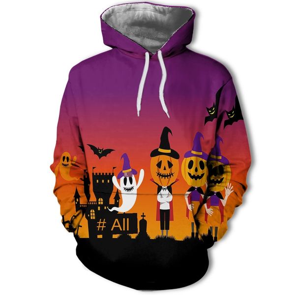 mens designer halloween witch pumpkin 3d digital printed hooded sweater, Black
mens designer halloween witch pumpkin 3d digital printed hooded sweater, Black
