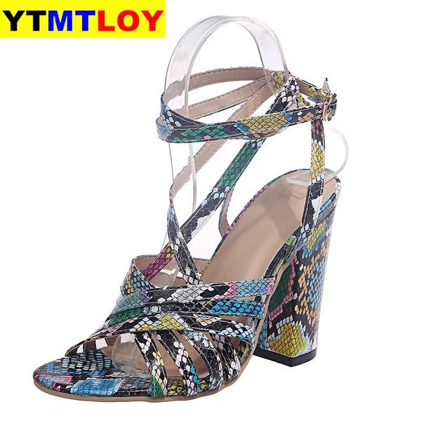 2020 women sandals gladiator high heels strap pumps buckle strap shoes fashion ladies shoes super high square heel snake pattern, Black
2020 women sandals gladiator high heels strap pumps buckle strap shoes fashion ladies shoes super high square heel snake pattern, Black