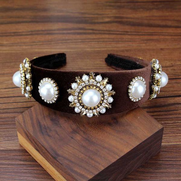 luxurious hair jewelry round pearl and diamante hairband baroque crystal headband for women wedding pageant hairwear, Golden;white
luxurious hair jewelry round pearl and diamante hairband baroque crystal headband for women wedding pageant hairwear, Golden;white