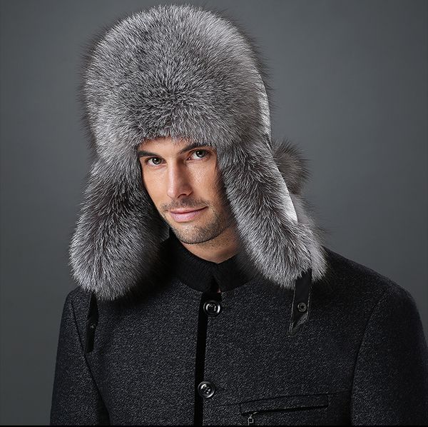 fur and winter 2019 new women 's genuine raccoon dog russian autumn hat real fox fur hat dome mongolian hat, Blue;gray
fur and winter 2019 new women 's genuine raccoon dog russian autumn hat real fox fur hat dome mongolian hat, Blue;gray