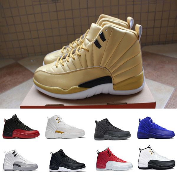 2019 12 basketball shoes wool pinnacle metallic gold white deep royal blue gs barons flu game taxi the master sneakers
2019 12 basketball shoes wool pinnacle metallic gold white deep royal blue gs barons flu game taxi the master sneakers