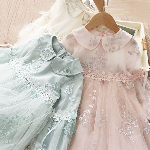2020 spring girls lace embroidered peter pan collar dress children clothes, Red;yellow
2020 spring girls lace embroidered peter pan collar dress children clothes, Red;yellow