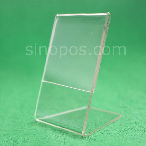 acrylic small sign holder 4x6cm, l-shape stand plastic glass ware jewelry advertising frame price tag signs card display plexi
acrylic small sign holder 4x6cm, l-shape stand plastic glass ware jewelry advertising frame price tag signs card display plexi