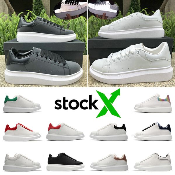 stock x genuine leather luxury platform solid colors mcqueens for mens women designer flat casual shoes chaussures dress shoes 36-44, Black
stock x genuine leather luxury platform solid colors mcqueens for mens women designer flat casual shoes chaussures dress shoes 36-44, Black