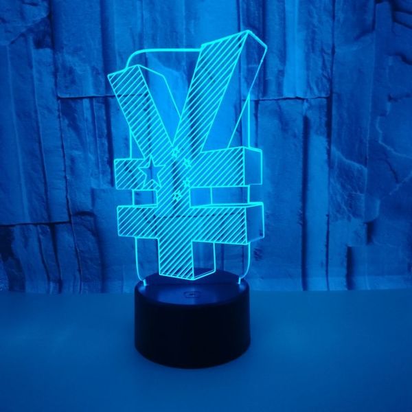 new pattern currency symbol customized colorful 3d small night-light colorful remote control touch 3d lamp colorful touch small desk lamp
new pattern currency symbol customized colorful 3d small night-light colorful remote control touch 3d lamp colorful touch small desk lamp