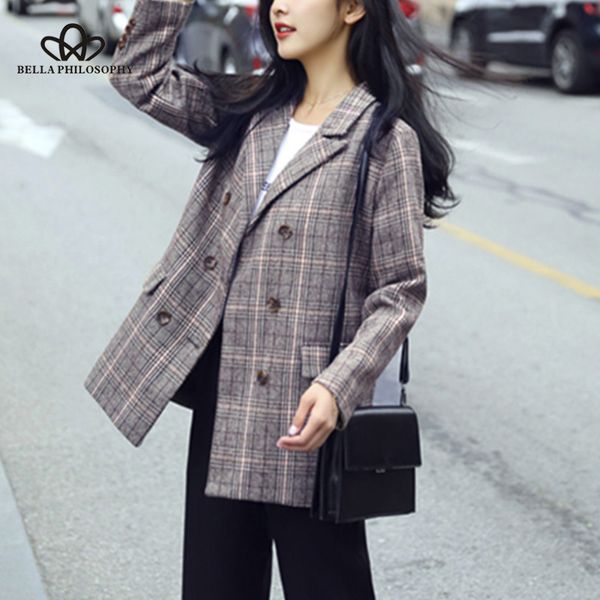 bella philosophy 2018 new spring women clothing plaid coat long section windbreaker temperament long sleeve winter coat, Black
bella philosophy 2018 new spring women clothing plaid coat long section windbreaker temperament long sleeve winter coat, Black