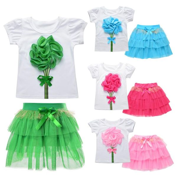 girls clothes princess girl clothing set t-shirts+layered tutu skirt 2 pcs clothing sets for girls skirt suits, White
girls clothes princess girl clothing set t-shirts+layered tutu skirt 2 pcs clothing sets for girls skirt suits, White