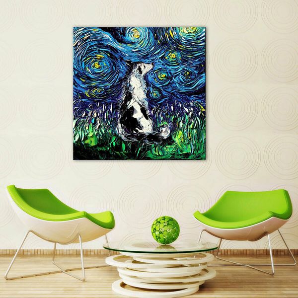 бордер-колли звездная ночь дома wall art decor картина маслом на холсте home decor wall art picture handpainted hd printed190822
бордер-колли звездная ночь дома wall art decor картина маслом на холсте home decor wall art picture handpainted hd printed190822