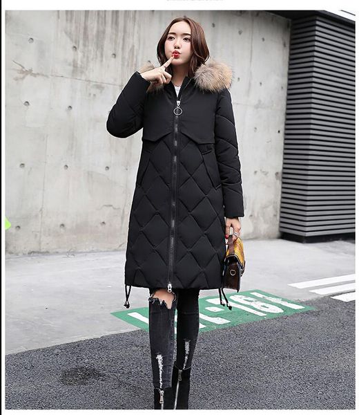 manteau d'hiver femmes 2019 grand col en fourrure à capuche coton rembourré femmes longues vestes grande taille manteaux femme p, Black
manteau d'hiver femmes 2019 grand col en fourrure à capuche coton rembourré femmes longues vestes grande taille manteaux femme p, Black