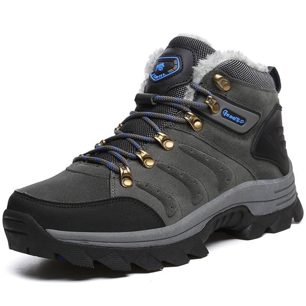 warm men winter boots suede leather snow boots fur plush winter snow shoes men lace up outdoor shoes plus size, Black
warm men winter boots suede leather snow boots fur plush winter snow shoes men lace up outdoor shoes plus size, Black